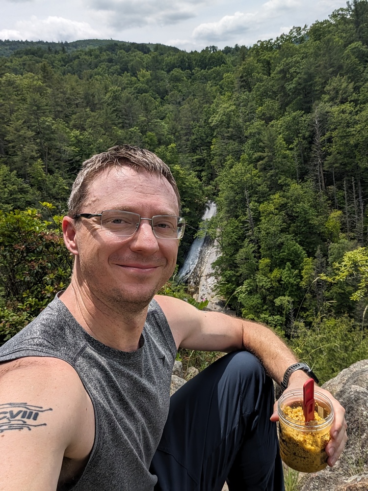 Troy at South Harper Creek Falls